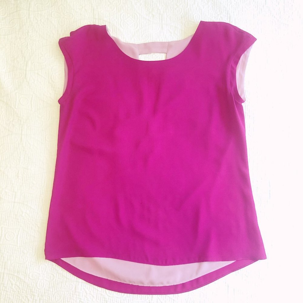 Express REVERSIBLE Pink Blouse